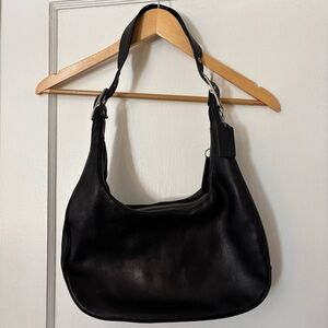 Vintage Coach 9591 West Zoe Legacy Black Leather Hobo Shoulder Bag - 2